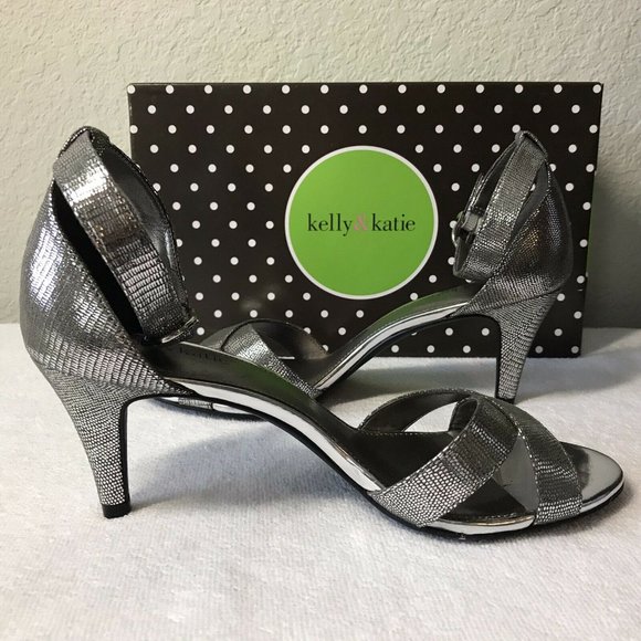 Kelly & Katie Pewter Silver Snake KK Sandal 8.5 - Picture 5 of 6
